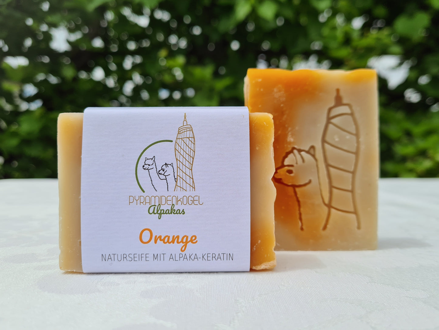 Feste Alpakaseife versch. Düfte (150g)